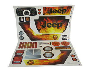 Decal for Jeep (Tough Talking)