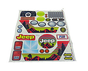 Decal for Jeep (BBQ Fun)(Model GNH86)