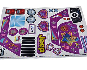 Decal for Jeep (JoJo)(Model GTJ57)
