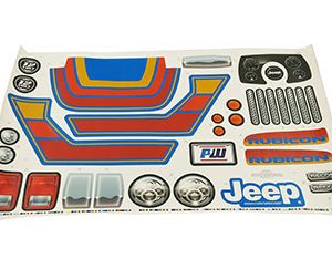 Decal for Jeep (Retro)(Model HLB02)