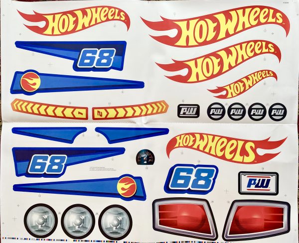 Decal for Hot Wheels Racer (Model GRJ52)