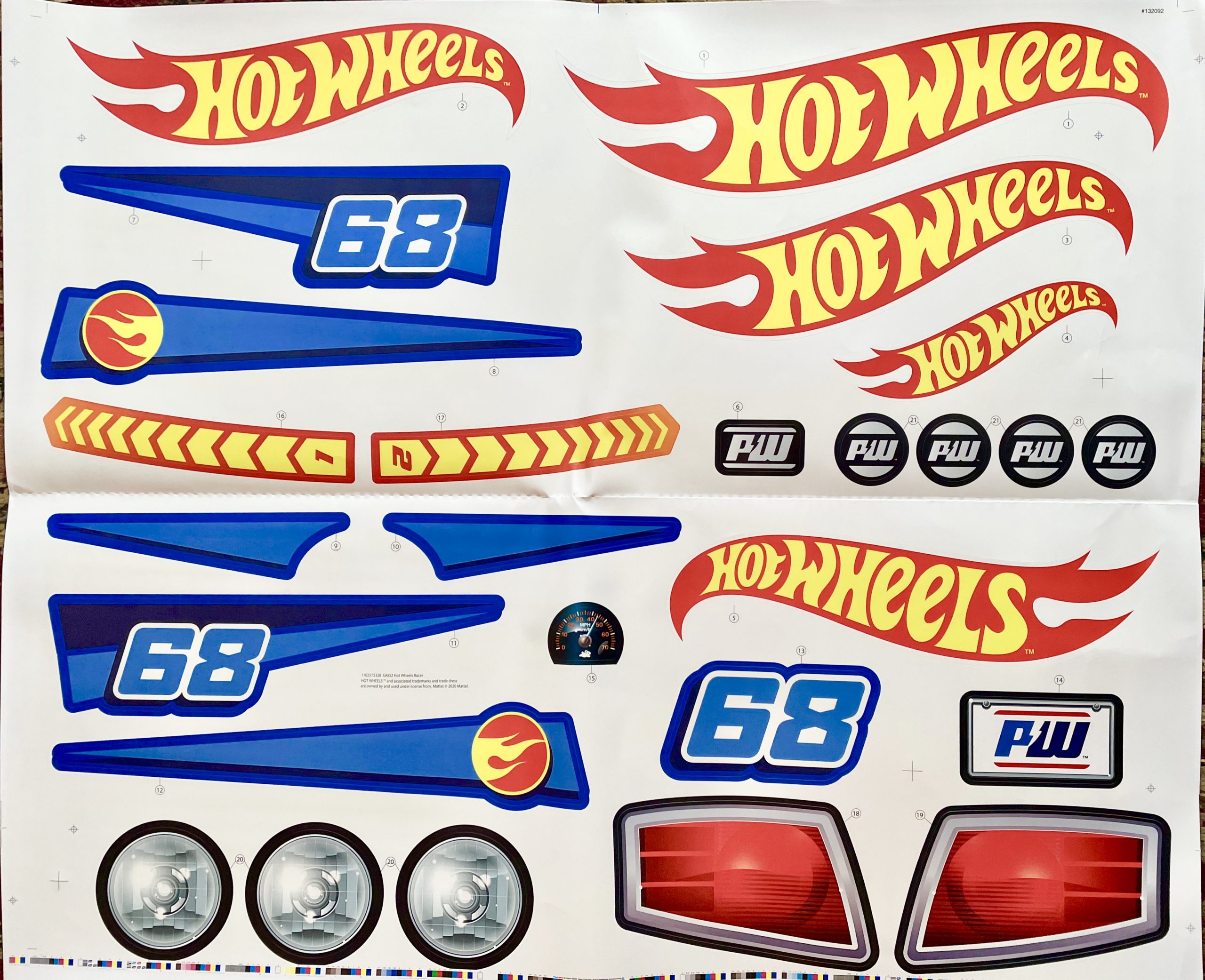 Hot wheels decals outlet